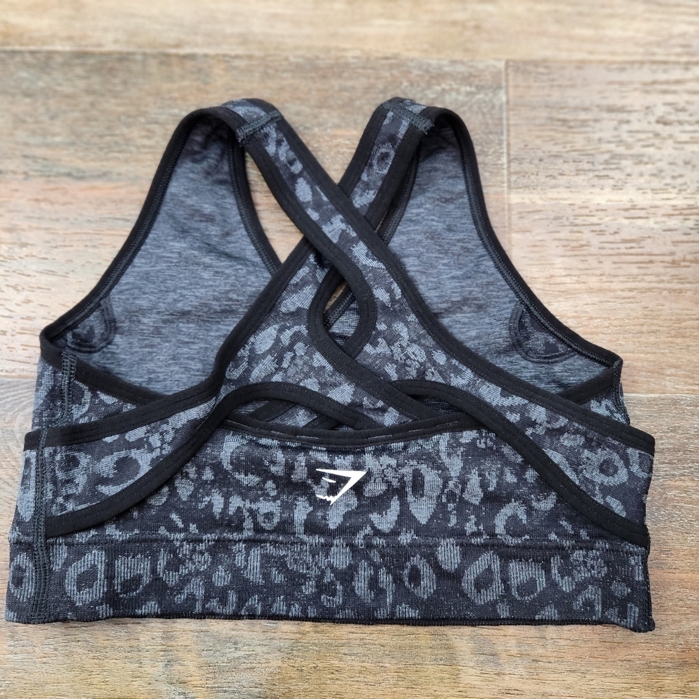 Gymshark Adapt Leopard Print Seamless Sports Bra … - image 4